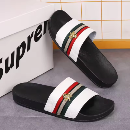 Mens Stripe Fashion Flip Flops